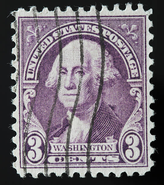 istock Vintage George Washington stamp 172368832
