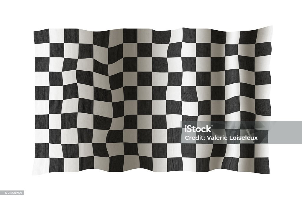 Flaga w szachownicę - Zbiór zdjęć royalty-free (Stock car)