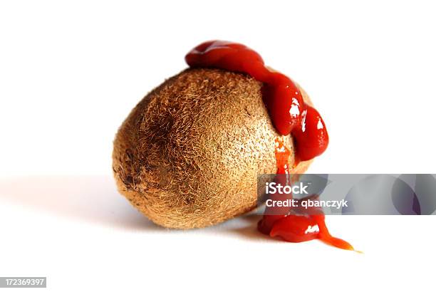 Kiwi And Ketchup Stock Photo - Download Image Now - Abstract, Bizarre, Concepts