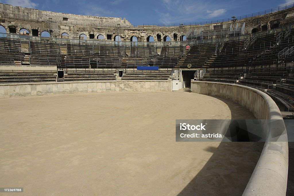 Colosseum Romana em Nimes, França - Royalty-free Coliseu Foto de stock