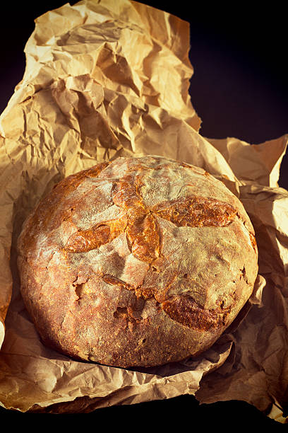 istock Artisan Bread On Brown Paper 172369808
