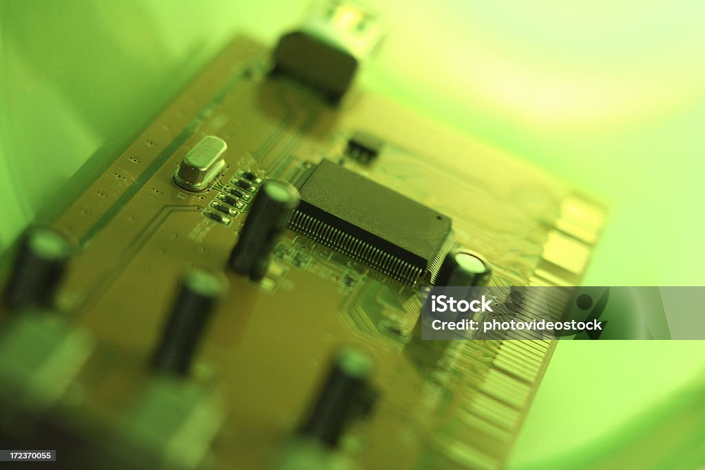 Hardware de ordenador de placa de circuito - Foto de stock de Abstracto libre de derechos