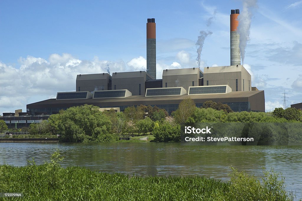 Huntly Power Station - Foto stock royalty-free di Nuova Zelanda