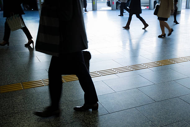 istock Businessman come and go,at station. 172370414