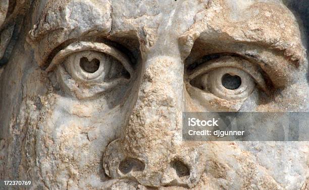 Antica Statua Volto Closeup - Fotografie stock e altre immagini di Antica civiltà - Antica civiltà, Antico - Condizione, Cultura greca