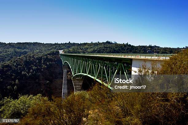 Foresthill Ponte Auburn California - Fotografie stock e altre immagini di California - California, Ponte, Albero