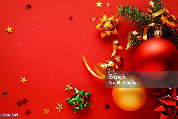 Decorazioni Di Natale - Fotografie stock e altre immagini di Natale - Natale, Sfondi, A forma di stella