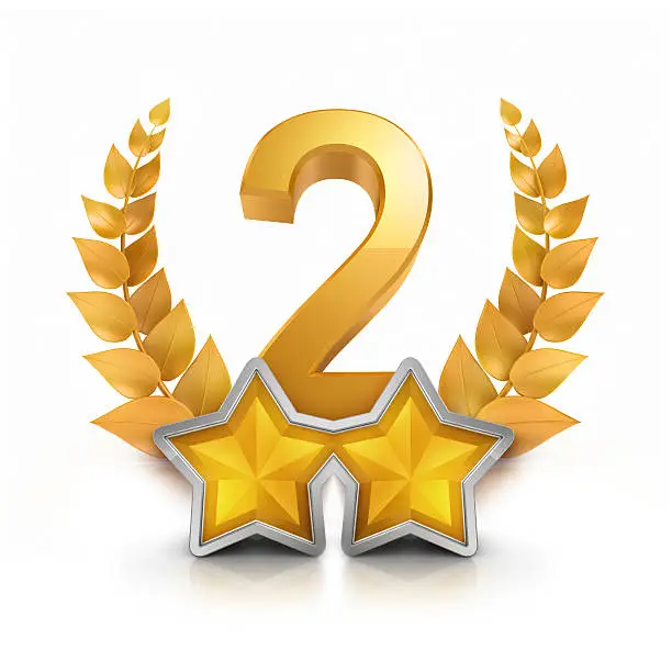 Photo of Second place two star badge reward