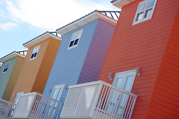 istock Colorful houses in a row 172371305