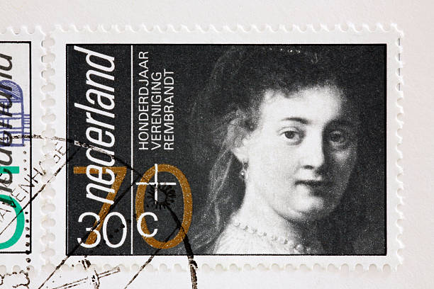 Rembrandt on stamp  (XL)