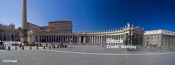 Praça De São Pedro Em Roma - Fotografias de stock e mais imagens de Antigo - Antigo, Antiguidades, Ao Ar Livre