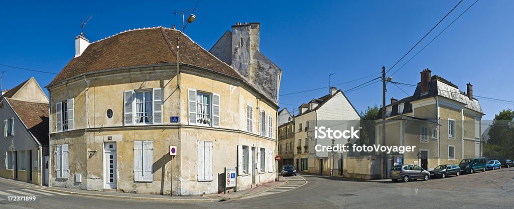 Rua canto e persianas - Royalty-free Aldeia Foto de stock