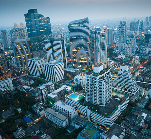 istock Aerial cityscape view in Asia 172372152