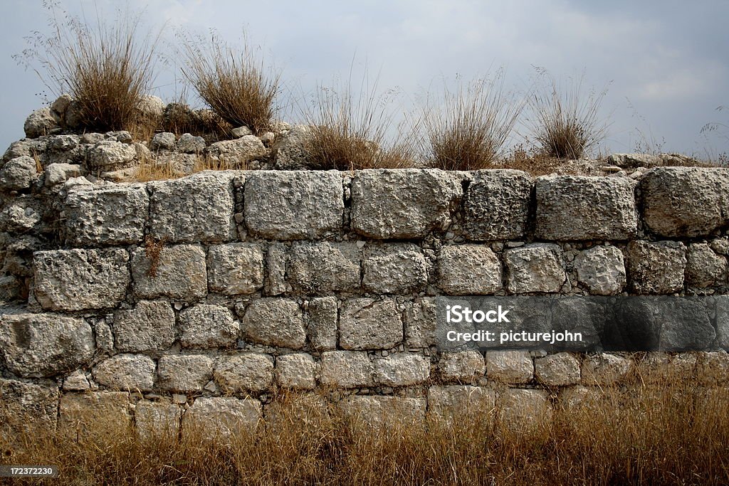 古代の石の壁 - イスラエルのロイヤリティフリーストックフォト