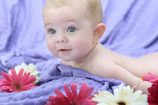 istock Baby and Flowers 172372769
