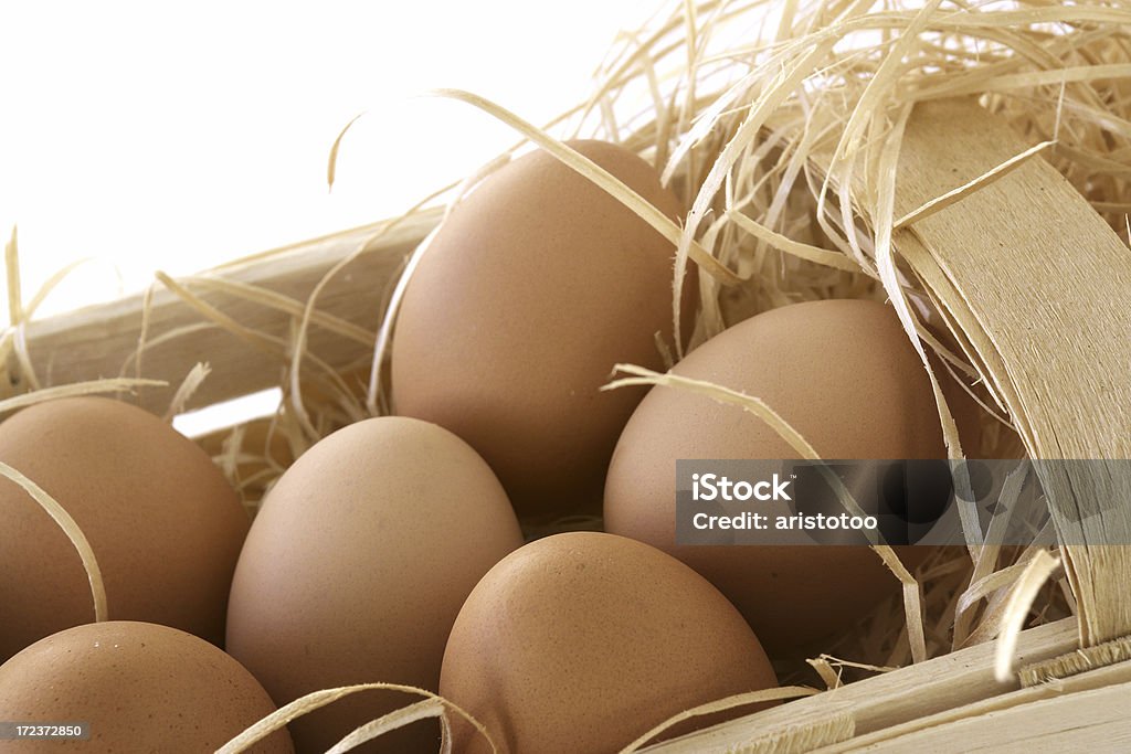 Cesta de huevo - Foto de stock de Blanco - Color libre de derechos