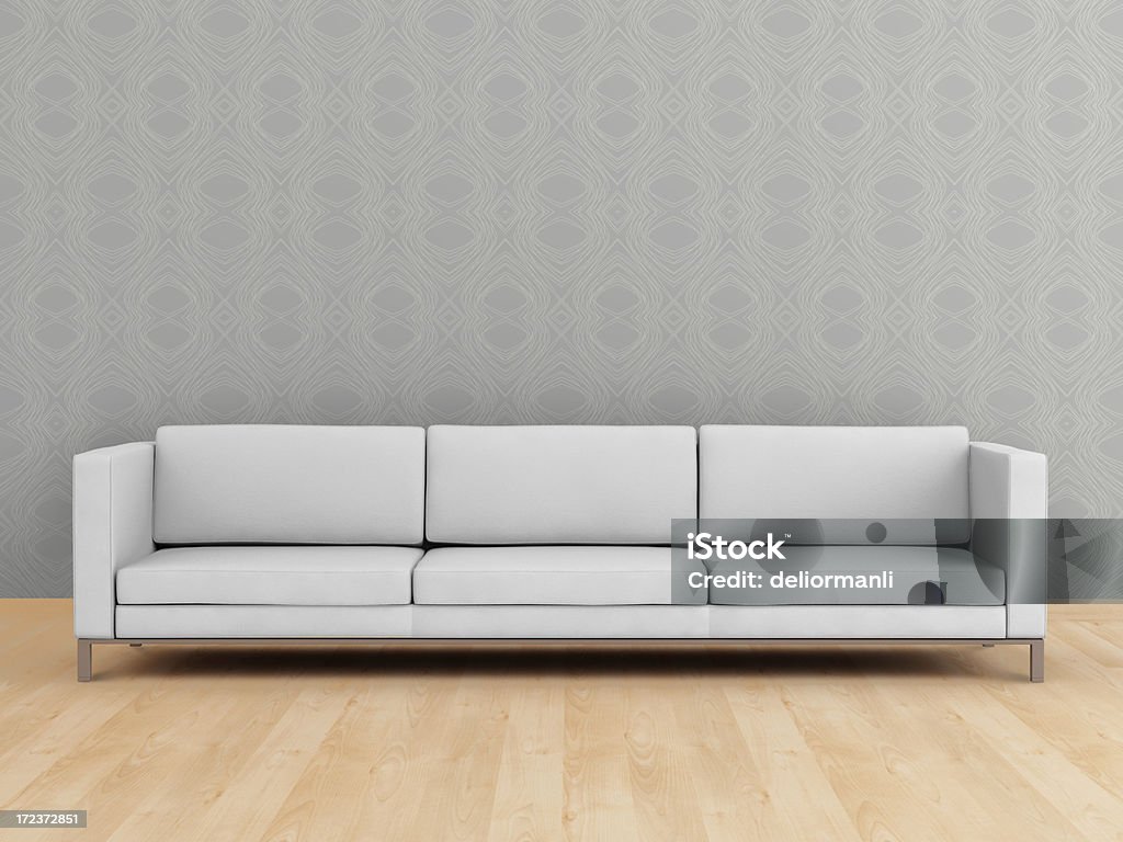 Bianco moderno divano (XXL - Foto stock royalty-free di Divano