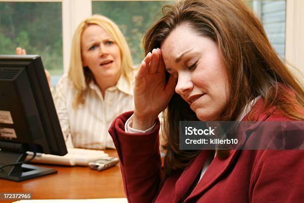 Businesswoman Yelling At Another Upset Businesswoman Stock Photo - Download Image Now