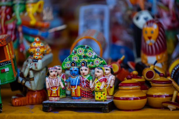 istock Hindu god wooden idol 1723732216
