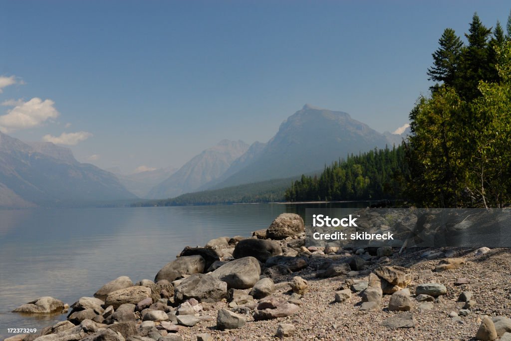 Nebel am Morgen auf den See - Lizenzfrei Berg Stock-Foto