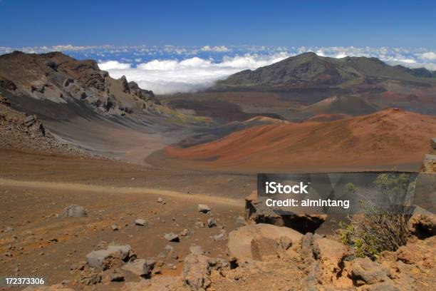 Parco Nazionale Dellhaleakala - Fotografie stock e altre immagini di Adulto - Adulto, Ambientazione esterna, Badlands