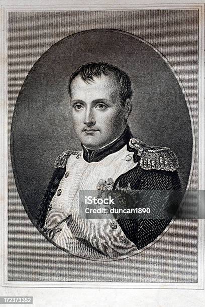 Ilustración de Napolean Bonaparte y más Vectores Libres de Derechos de Napoleón - Napoleón, Anticuado, Ilustración