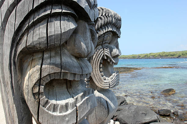istock Hawaiian Sacred Carved Idols 172373397