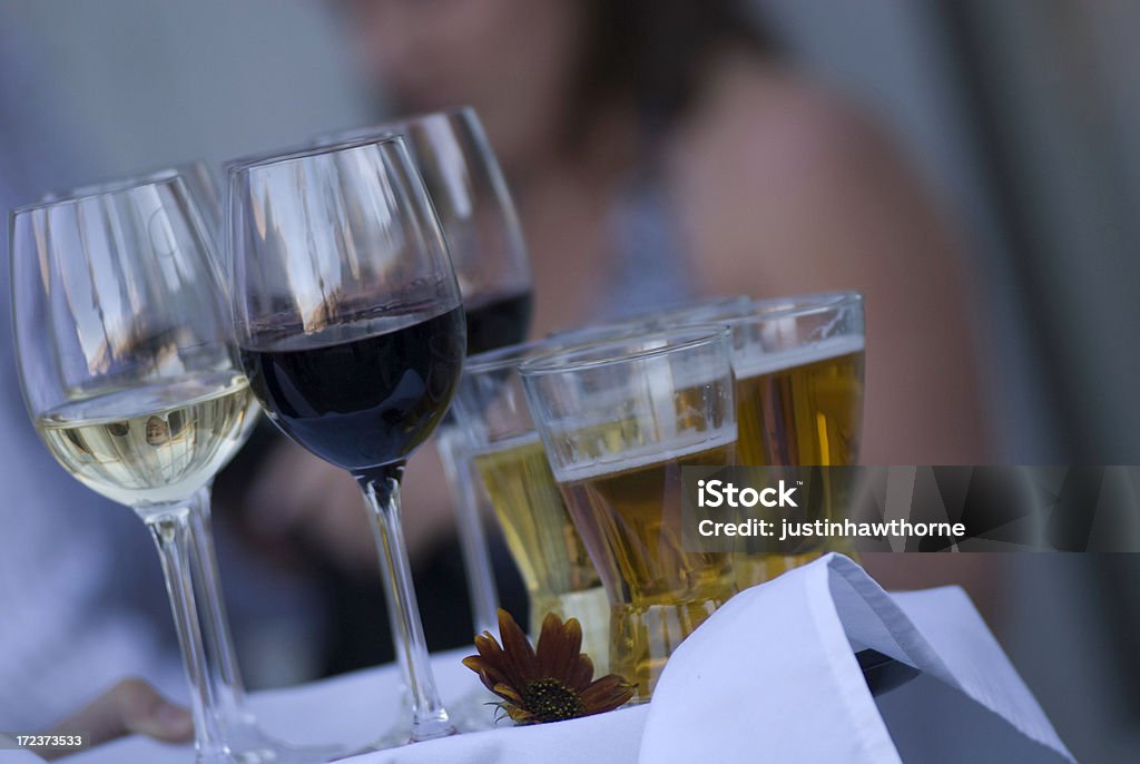 Cerveza y vino - Foto de stock de Cerveza libre de derechos