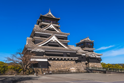 Kumamoto Castle is a hilltop Japanese castle located in Kumamoto and considered one of the three premier castles in Japan