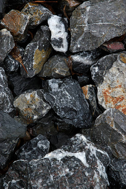 Rock detail closeup stock photo
