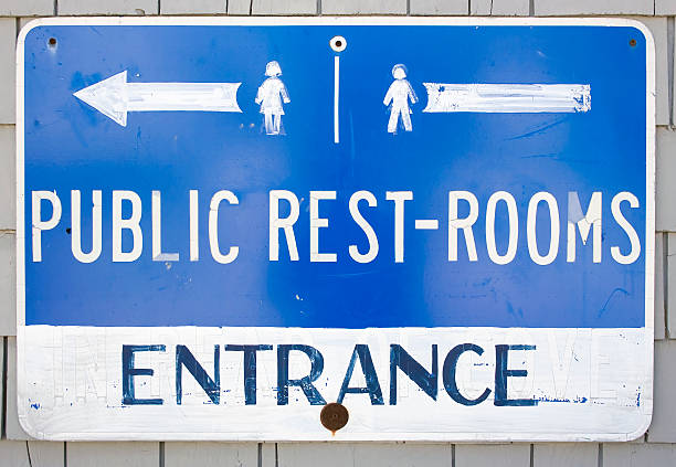 istock Public Rest-Rooms Sign 172374160