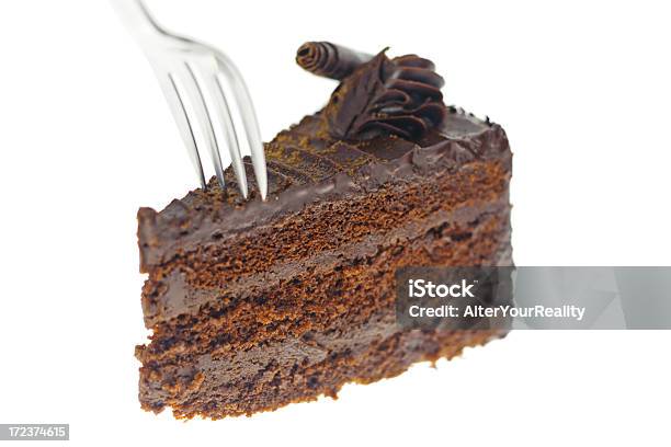 Slice Of Cake Stock Photo - Download Image Now - Chocolate Cake, Multi-Layered Effect, Symmetry