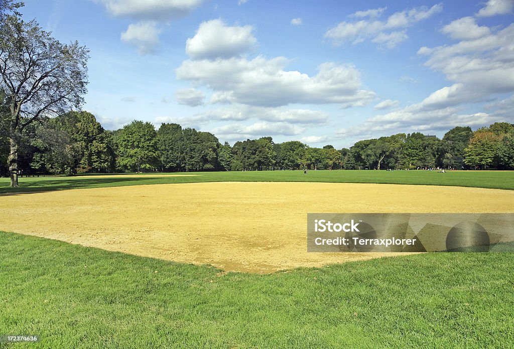 Softball pole w Central Park - Zbiór zdjęć royalty-free (Ameryka Północna)