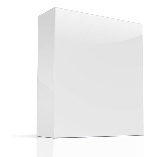 소프트웨어 이메일함 - box white packaging blank 뉴스 사진 이미지