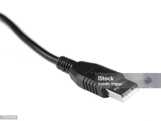 블랙 Usb 케이블 0명에 대한 스톡 사진 및 기타 이미지 - 0명, USB 케이블, 검은색