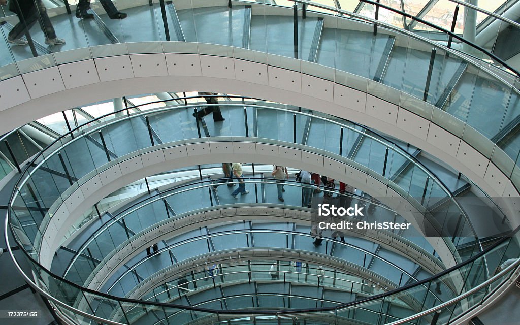 ロンドン市庁舎 - らせん階段のロイヤリティフリーストックフォト