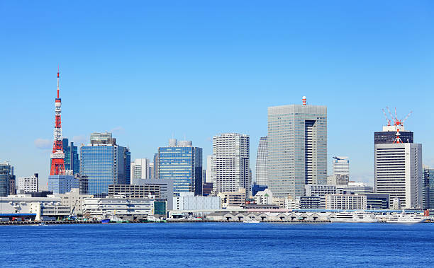 istock Tokyo city with tower 172375456