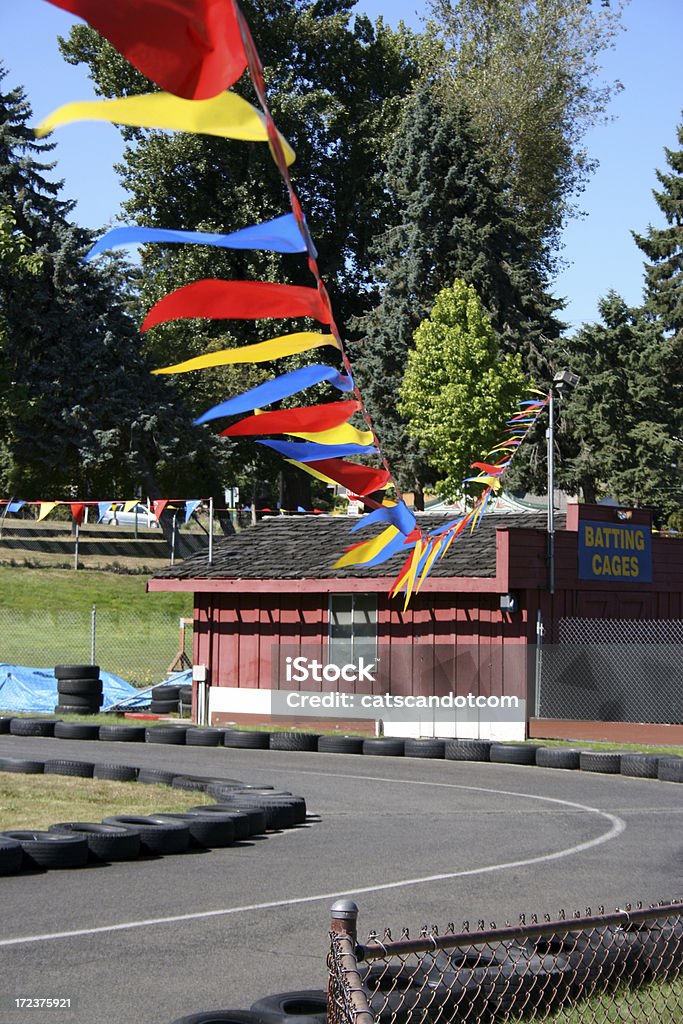 Parque de diversiones de la pista de carreras de go - Foto de stock de Actividad de fin de semana libre de derechos