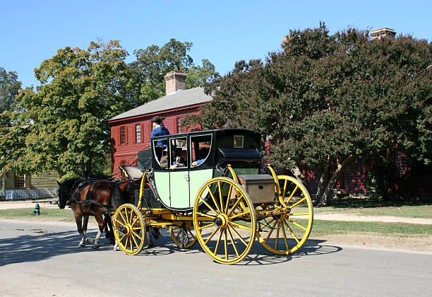 istock Old fashioned horse and cart 172376008