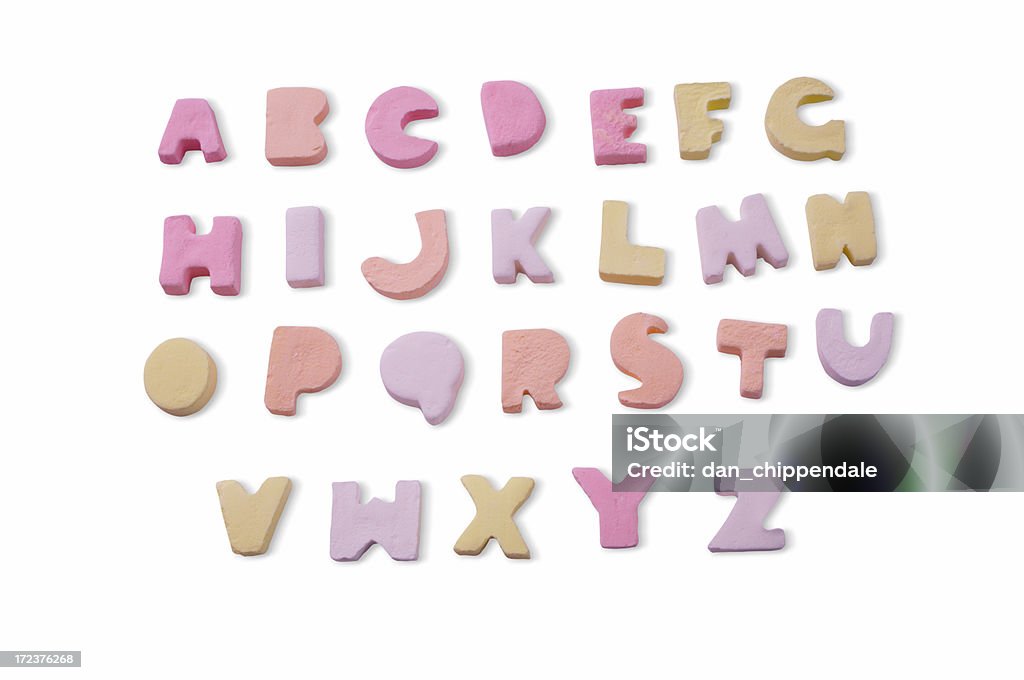 Candy alfabeto - Foto de stock de Amarillo - Color libre de derechos