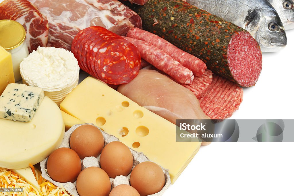 Proteina Dieta - Foto stock royalty-free di Carne