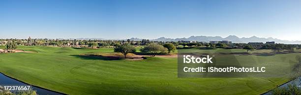 Campo De Golfe Panorama - Fotografias de stock e mais imagens de Arizona - Arizona, Golfe, Paisagem - Cena Não Urbana