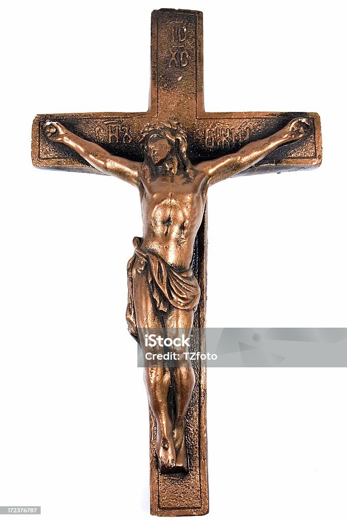 Jesus en cruz - Foto de stock de Catolicismo libre de derechos