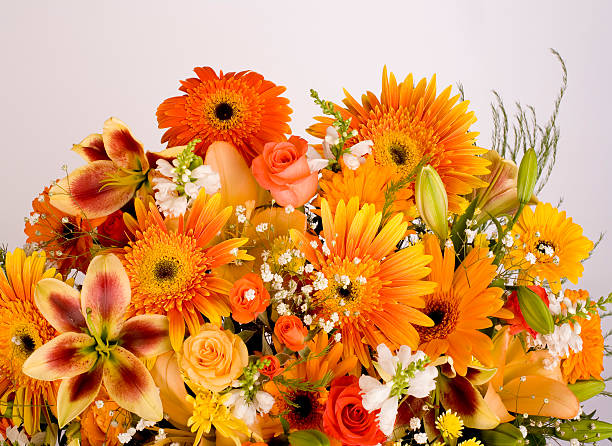 istock Wallpaper with Summer Flowers C 172376798