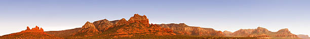 sedona, arizona panoramiche di paesaggi - schnebly hill formation foto e immagini stock