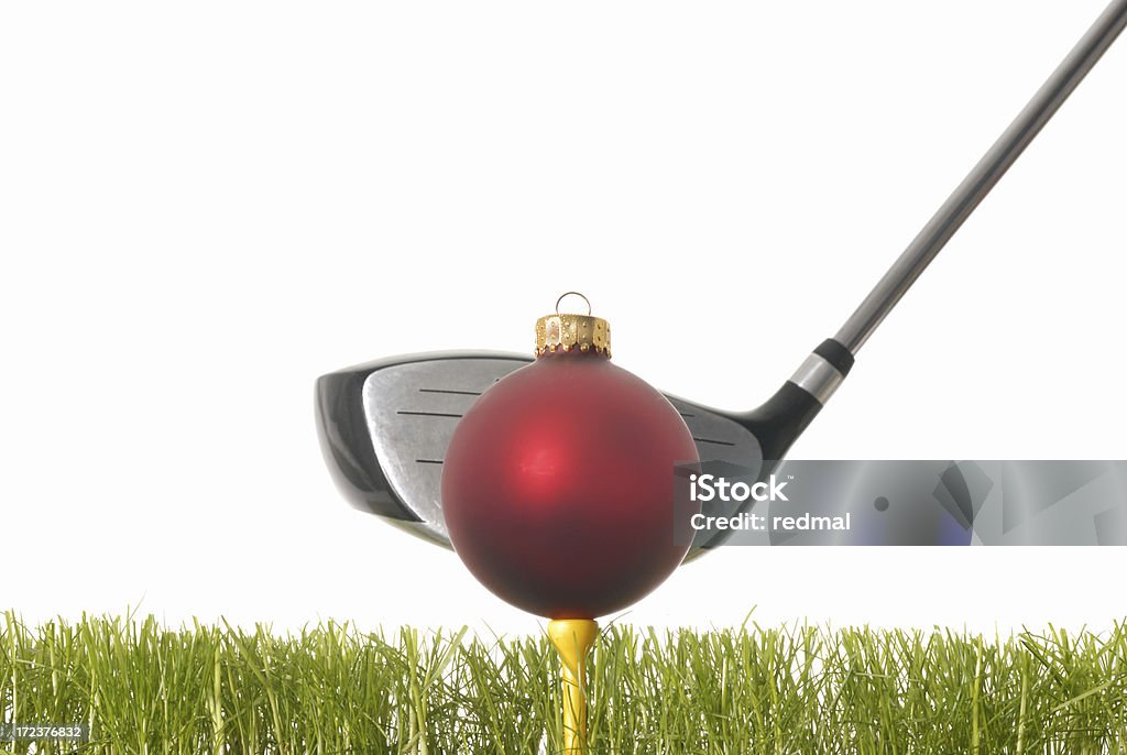크리스마스 골프 - 로열티 프리 골프 스톡 사진