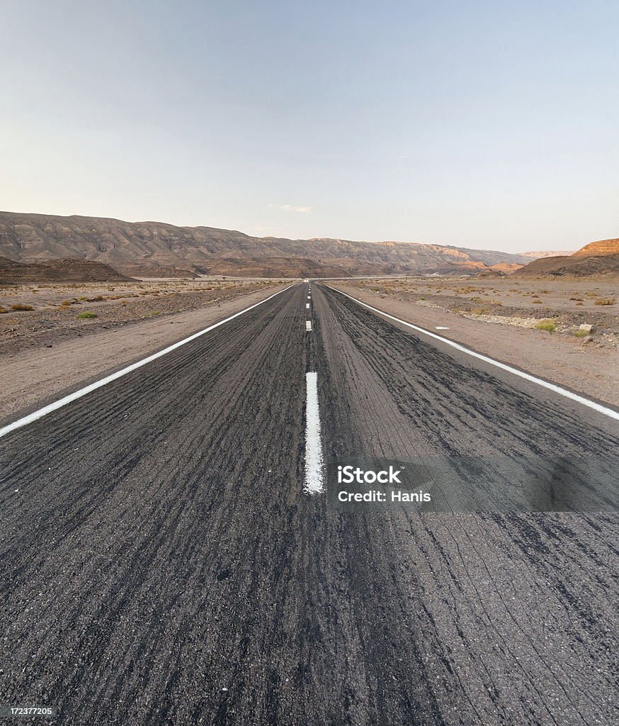 Strada del deserto - Foto stock royalty-free di Accessibilità