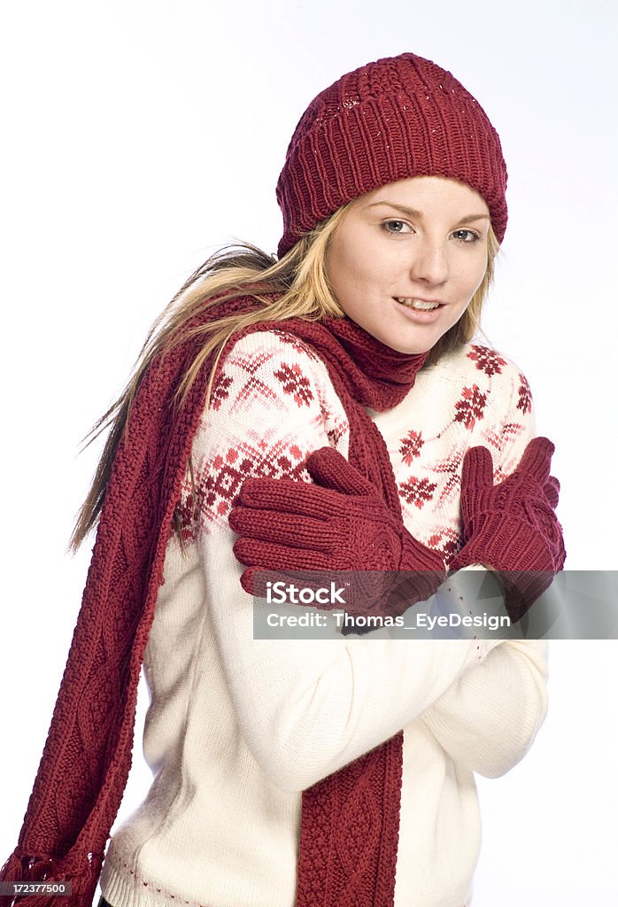 Shopping Winter - Foto stock royalty-free di Abiti pesanti