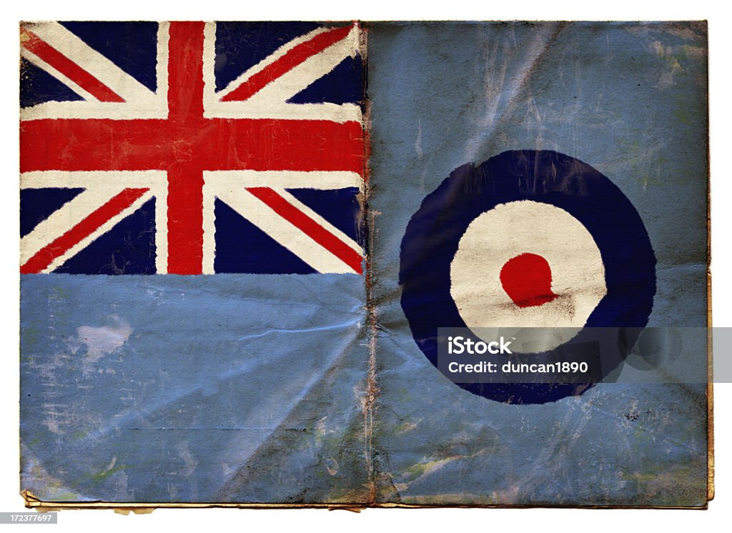 Força Aérea Britânica Ensign (XXL - Royalty-free Força Aérea Britânica Foto de stock