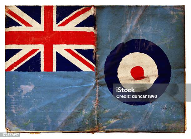 Força Aérea Britânica Ensign Xxl - Fotografias de stock e mais imagens de Força Aérea Britânica - Força Aérea Britânica, Segunda Guerra Mundial, Texturizado